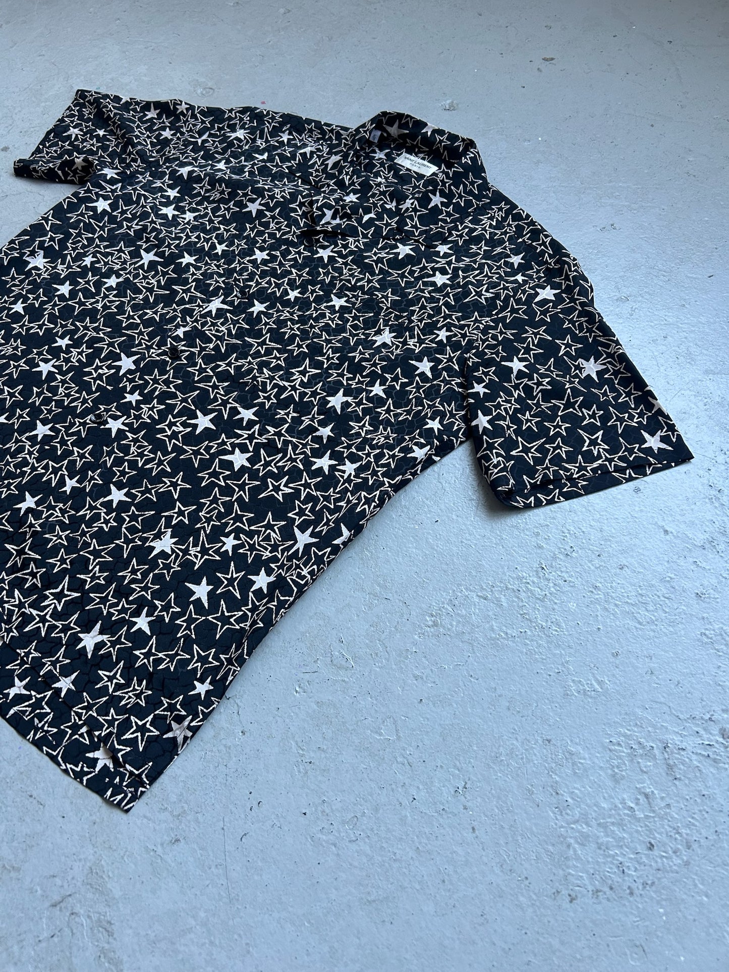 Saint Laurent Silk Stars Button Up (XL)