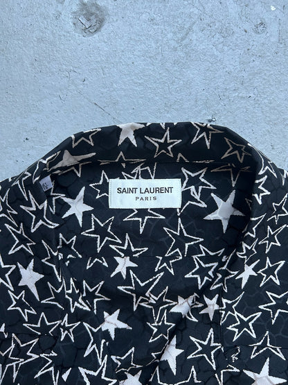 Saint Laurent Silk Stars Button Up (XL)
