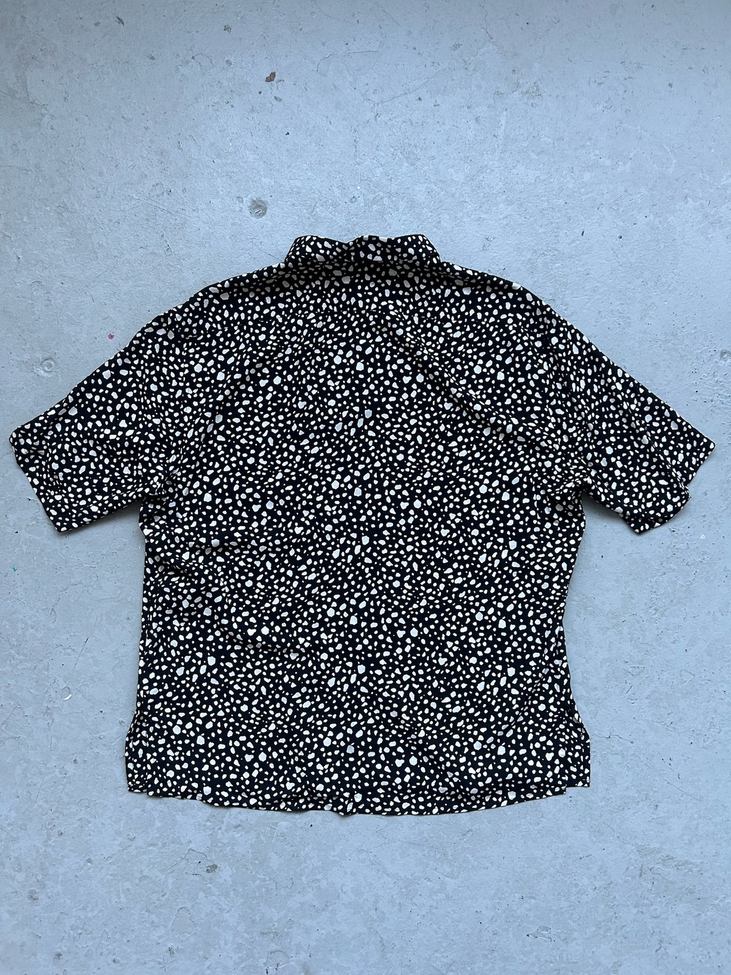 Saint Laurent Speckle Print Button Up (41)