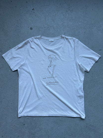 Saint Laurent Paris Tout Terriblement Short Sleeve Shirt (XL)