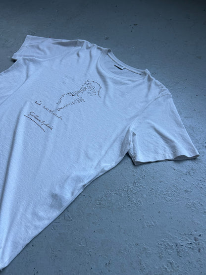 Saint Laurent Paris Tout Terriblement Short Sleeve Shirt (XL)