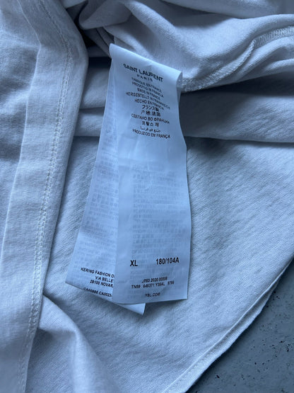 Saint Laurent Paris Tout Terriblement Short Sleeve Shirt (XL)