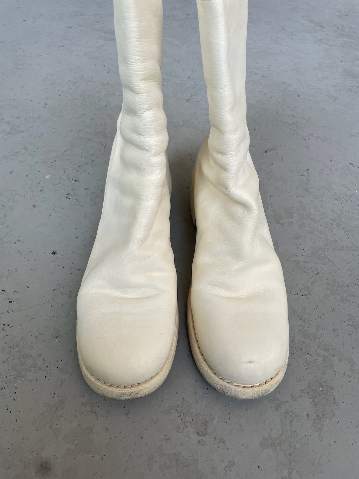Guidi 788Z White Horse Leather Boots (41)