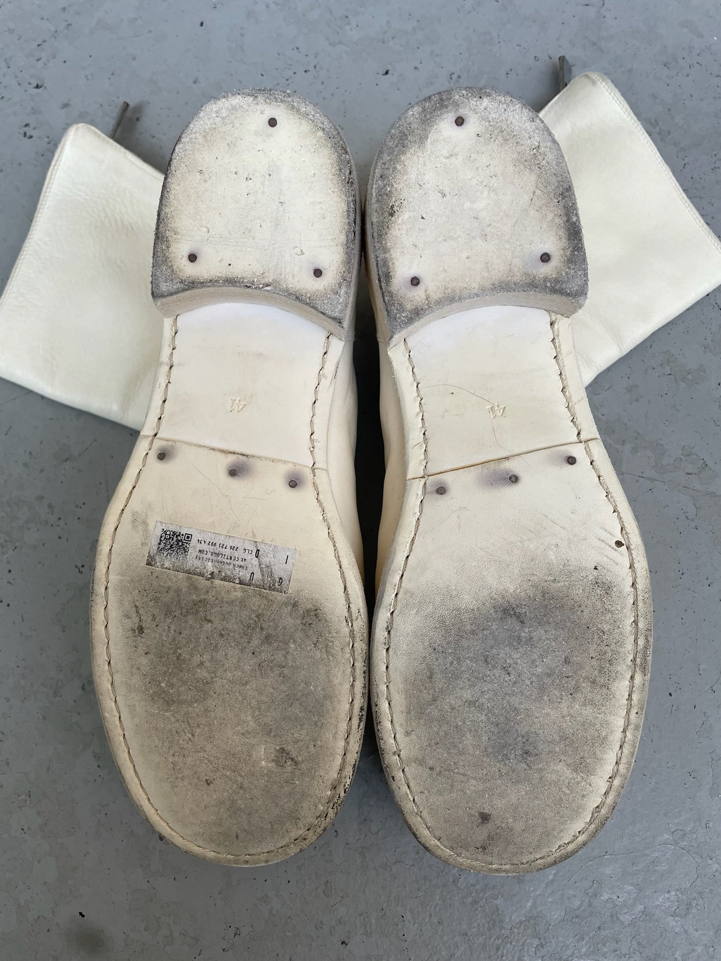 Guidi 788Z White Horse Leather Boots (41)