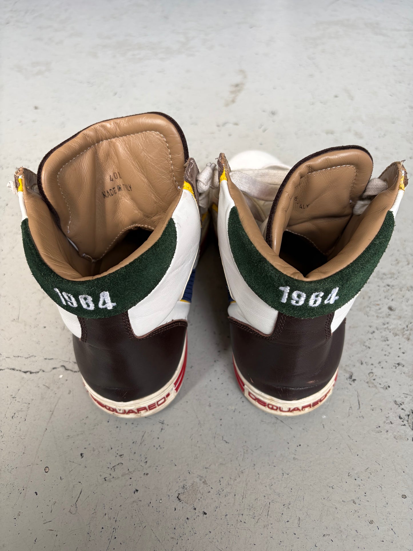 Dsquared2 Multi Color High Top Sneakers (40.5)