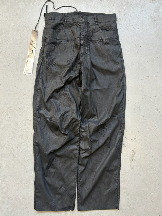 Masnada Cotton Waxed Wide Leg Pants (32)