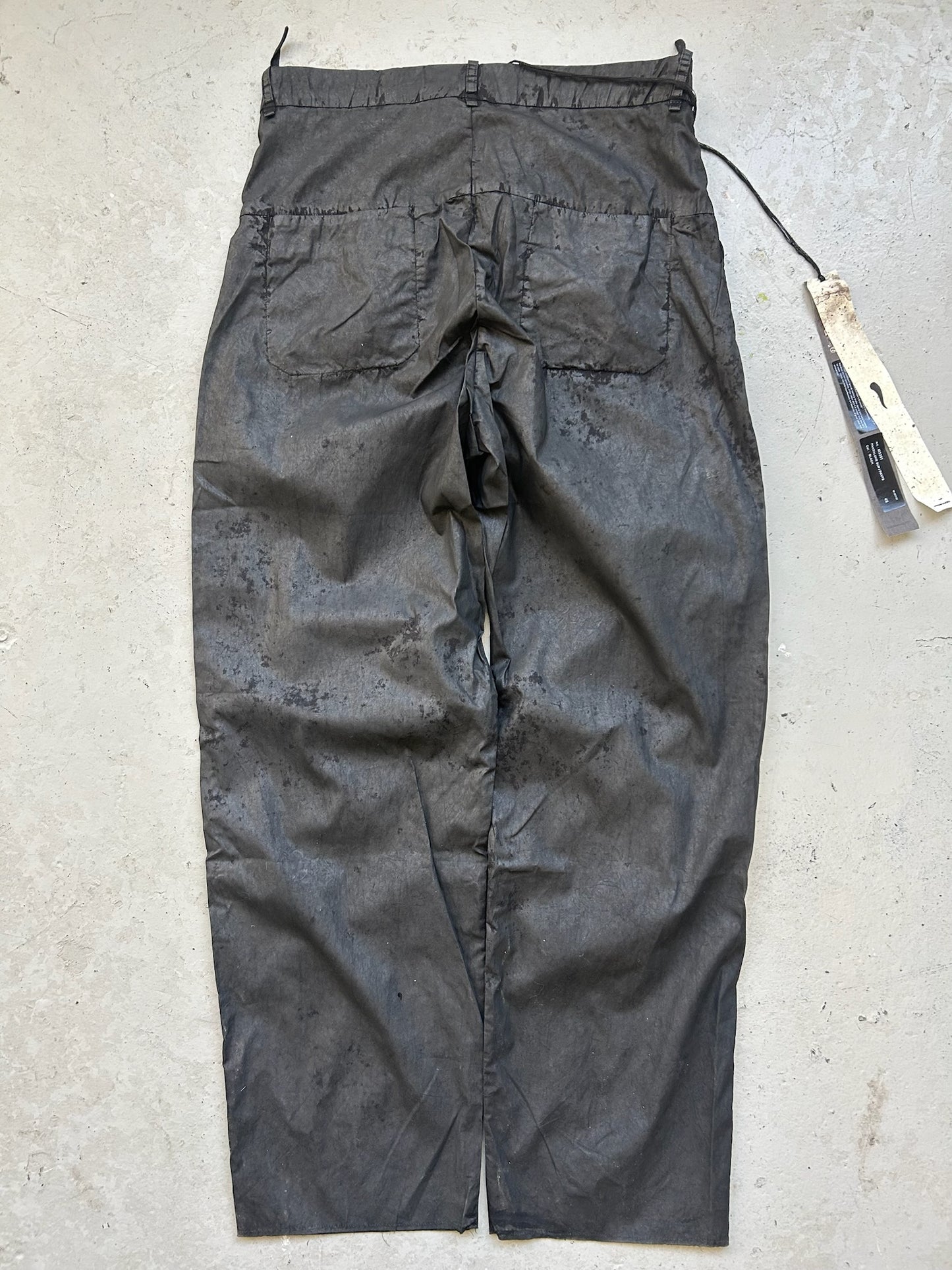 Masnada Cotton Waxed Wide Leg Pants (32)