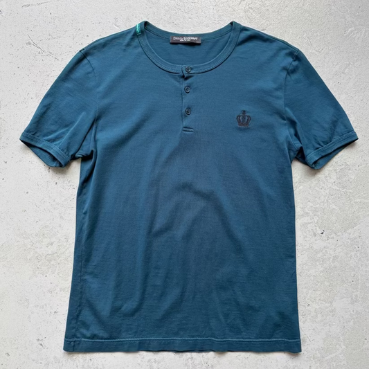 Dolce & Gabbana Blue Henley (48)
