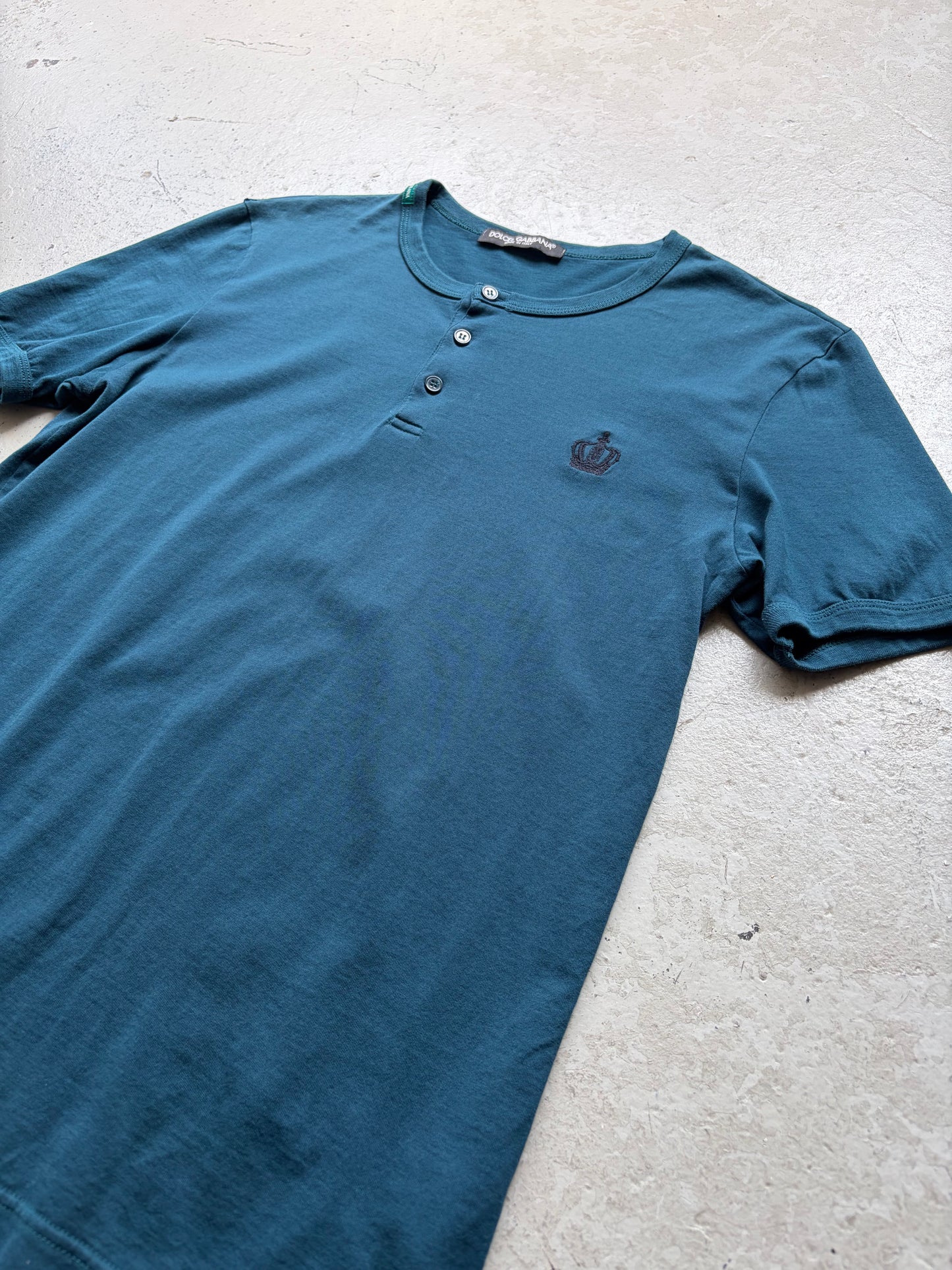 Dolce & Gabbana Blue Henley (48)