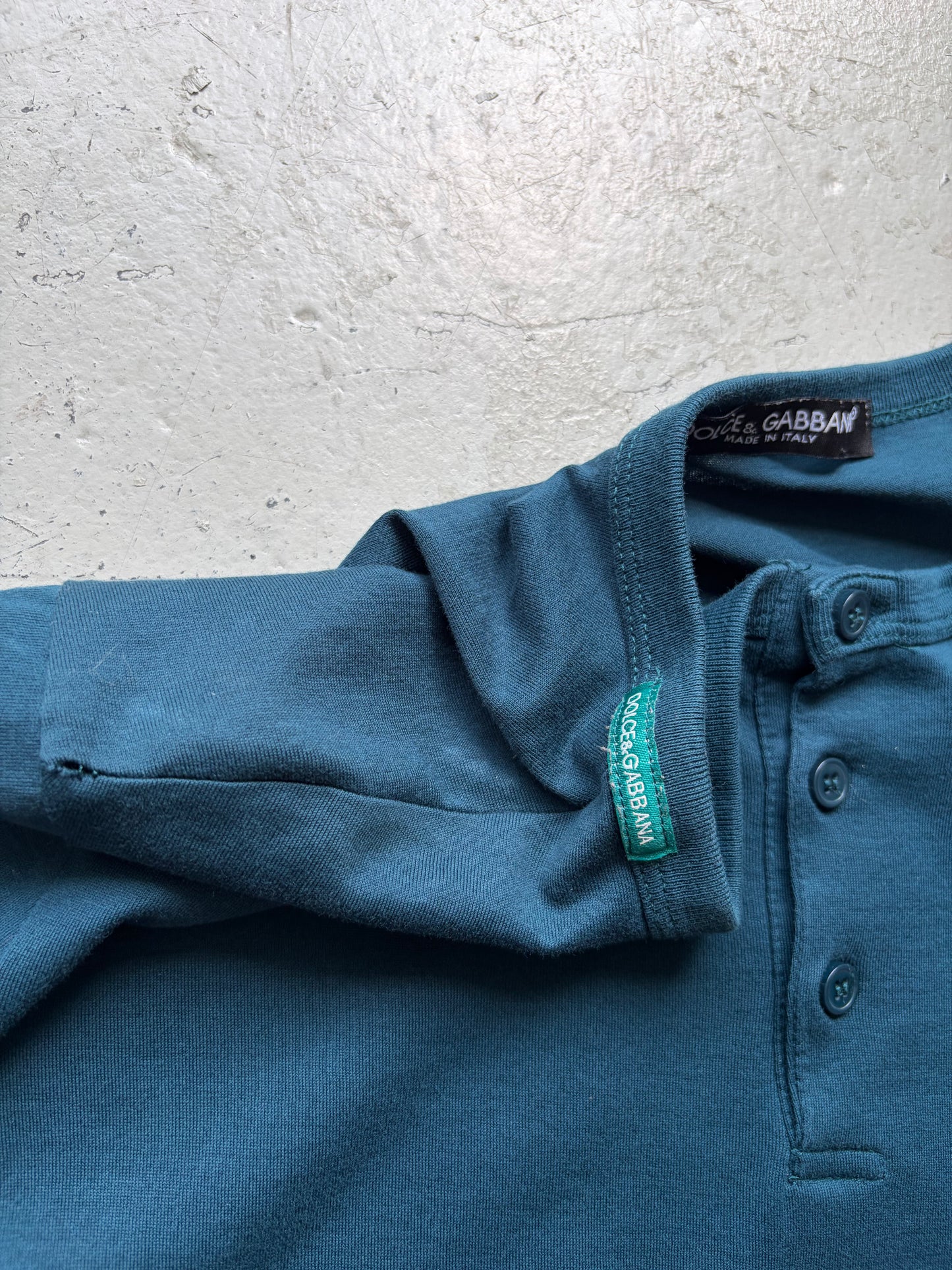 Dolce & Gabbana Blue Henley (48)