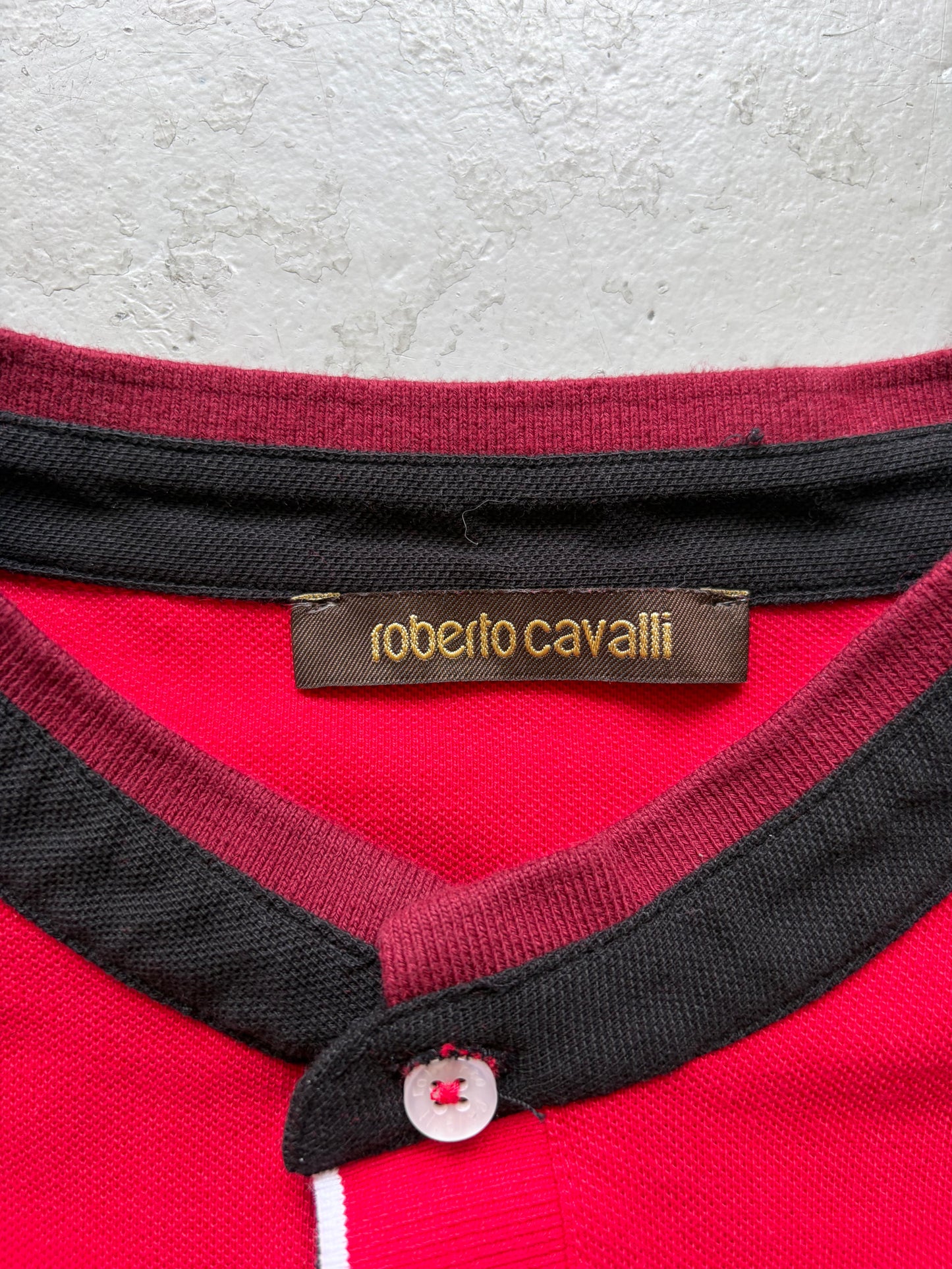Roberto Cavalli Red Polo (XXL)