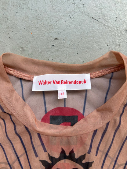 Walter Van Beirendonck Graphic Print Sleeveless Top (XS)