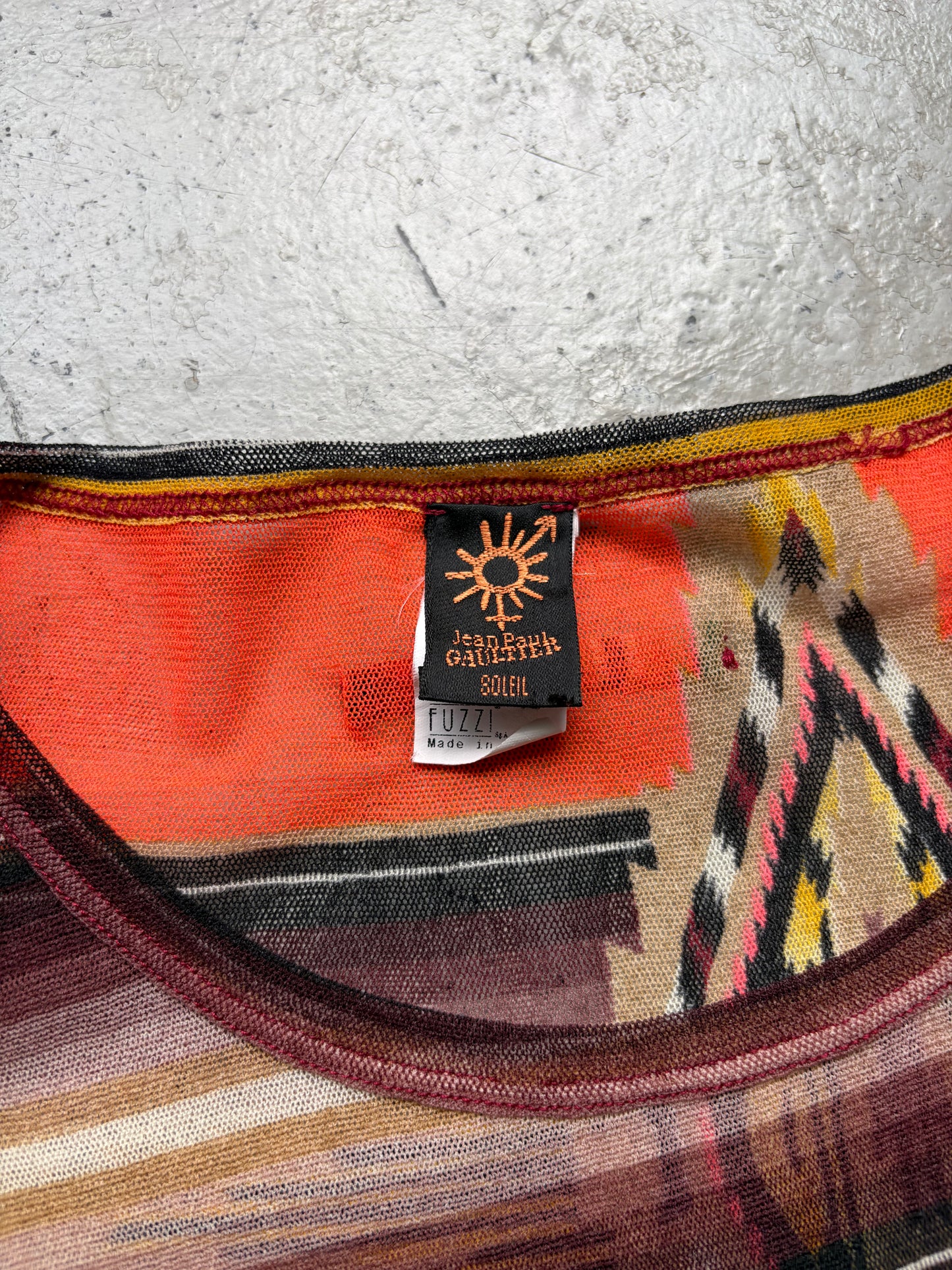 Jean Paul Gaultier Soleil Tribal Top (L)