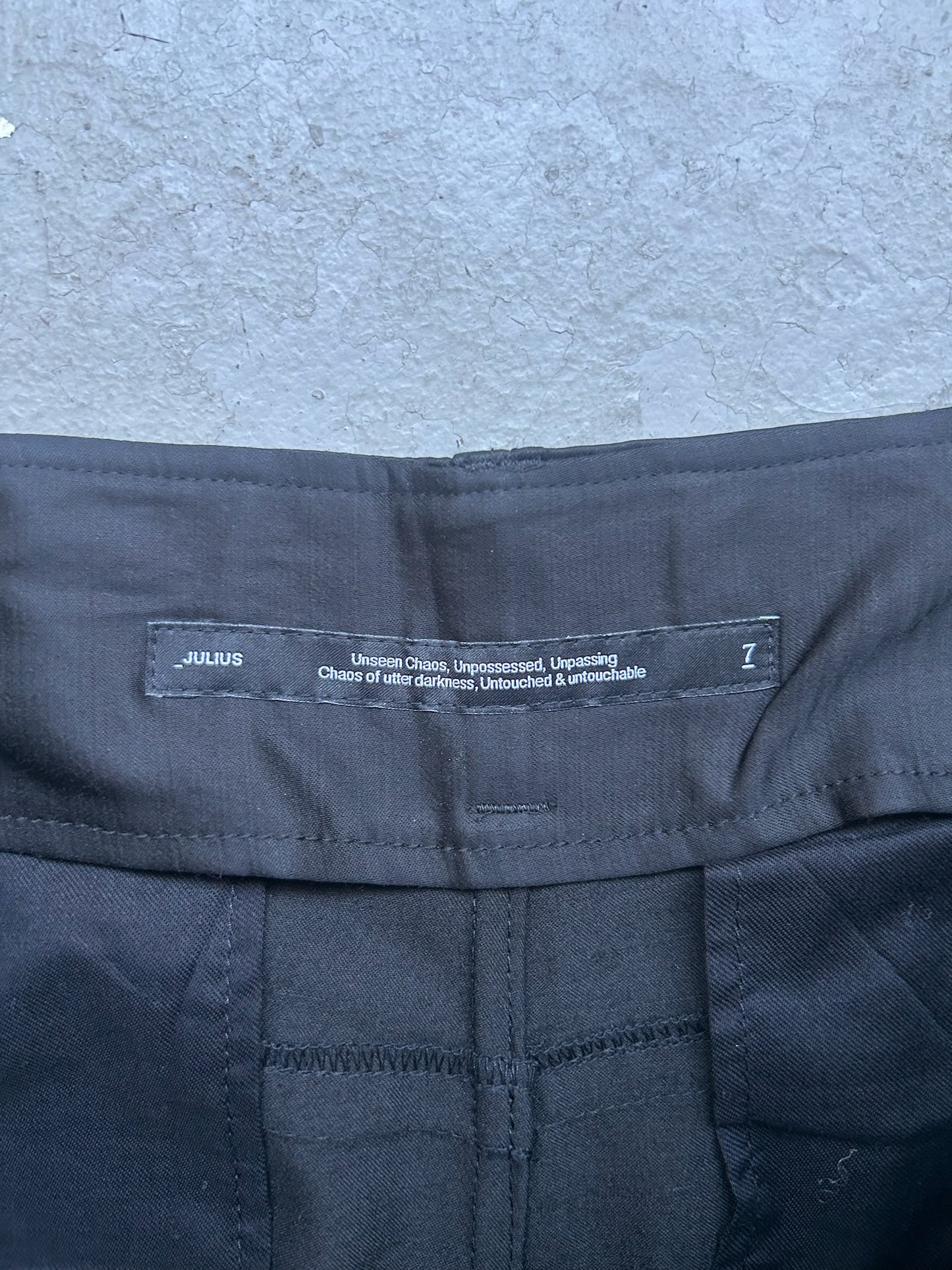 Julius FW23/24 Wool Cupro Blend Pants (4)