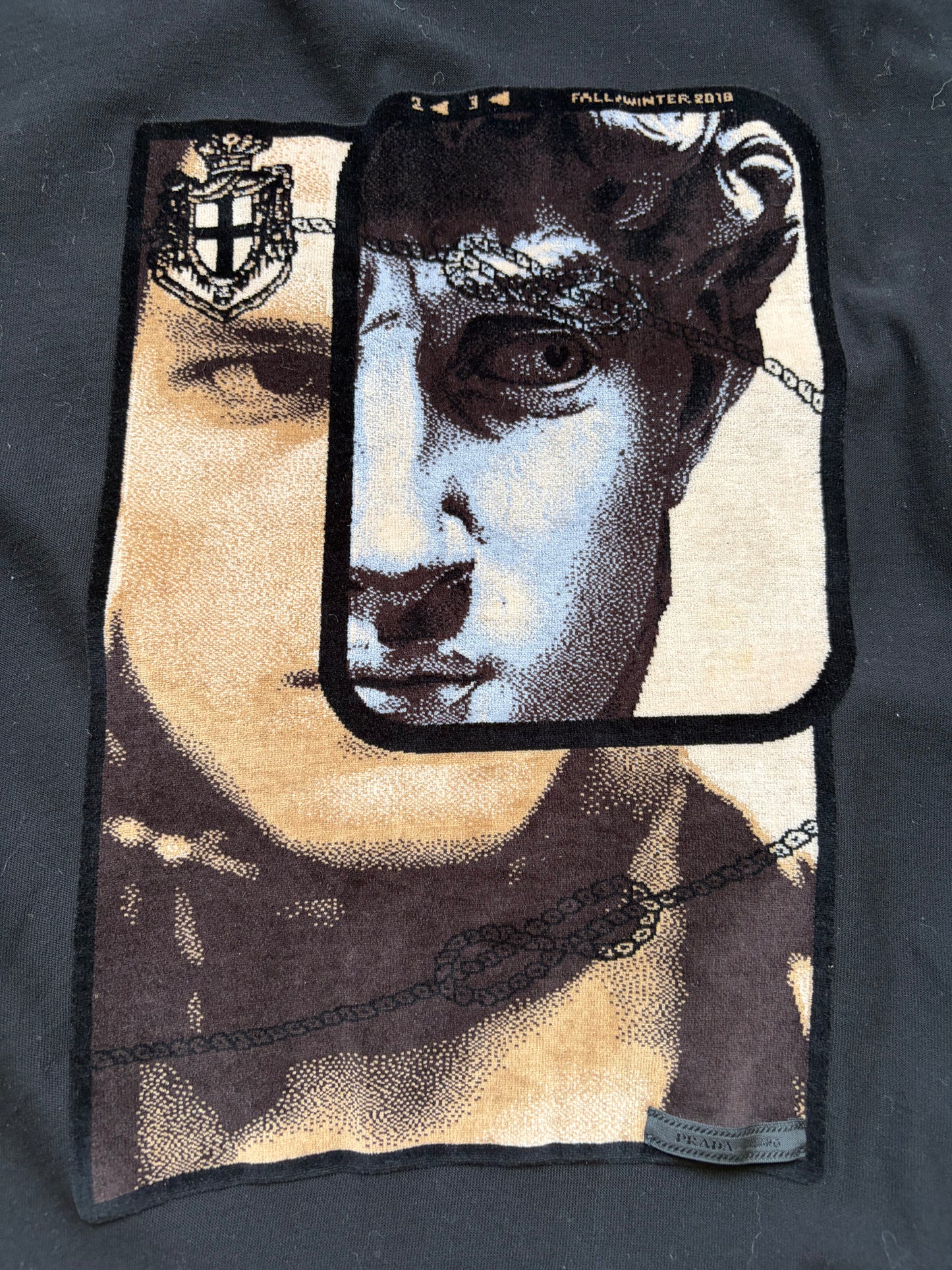 Prada FW18 Felt Face Short Sleeve (S)