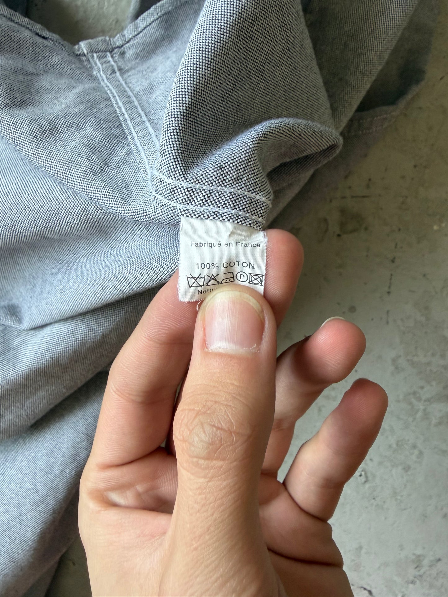 Balmain Grey Military Button Up (16/41)