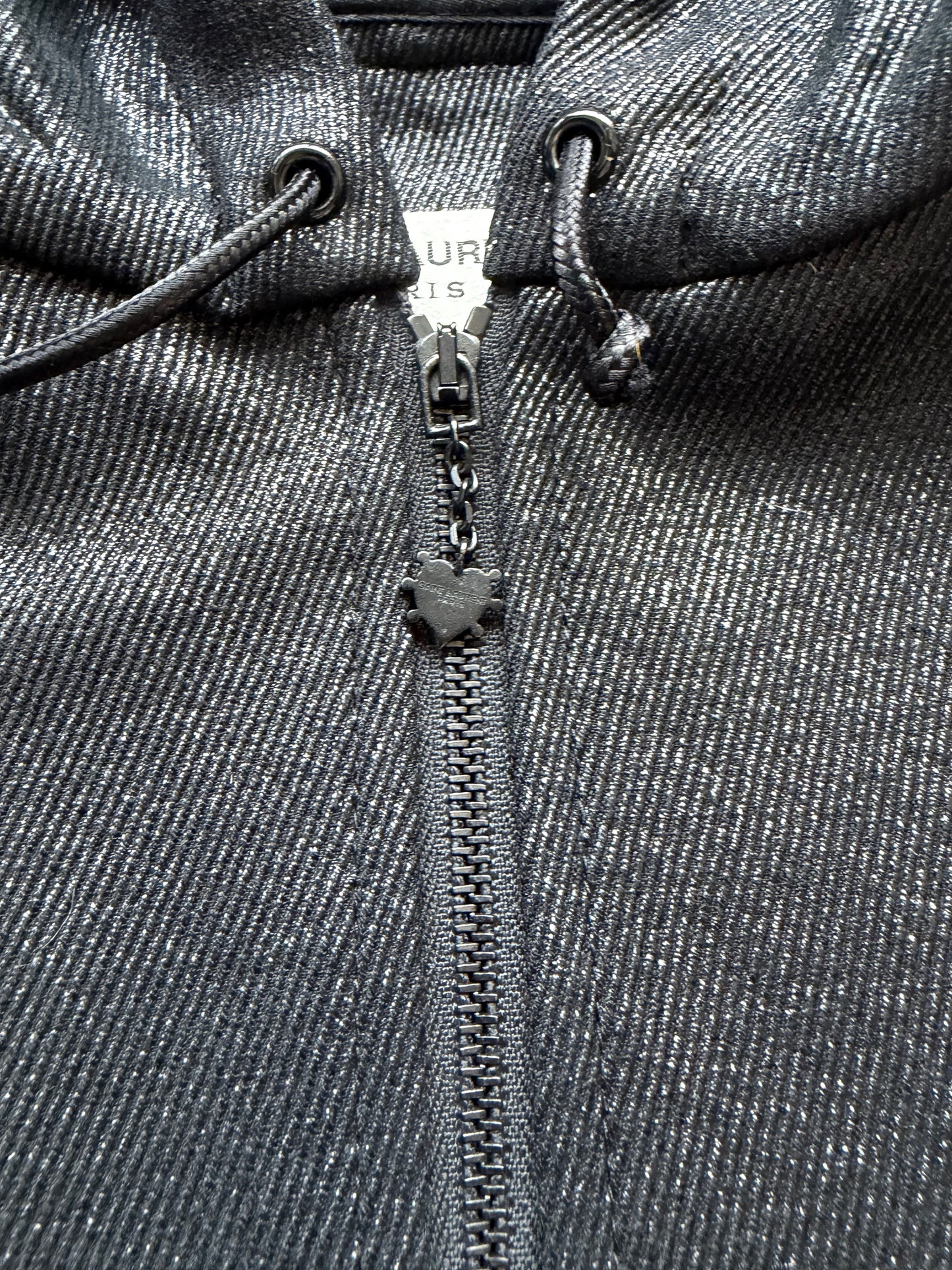 Saint Laurent Paris 2017 Shiny Quarter Zip (F36)