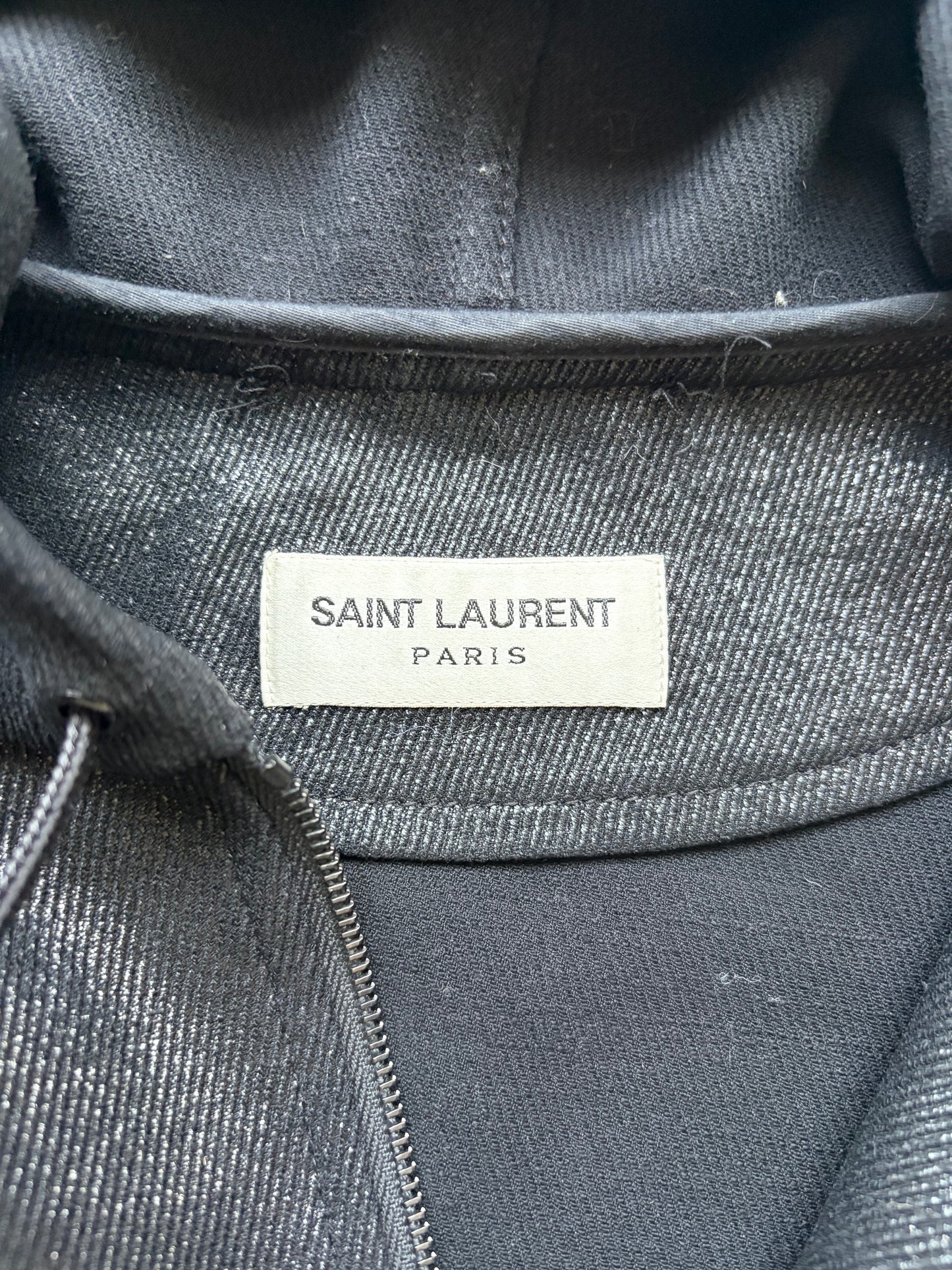 Saint Laurent Paris 2017 Shiny Quarter Zip (F36)