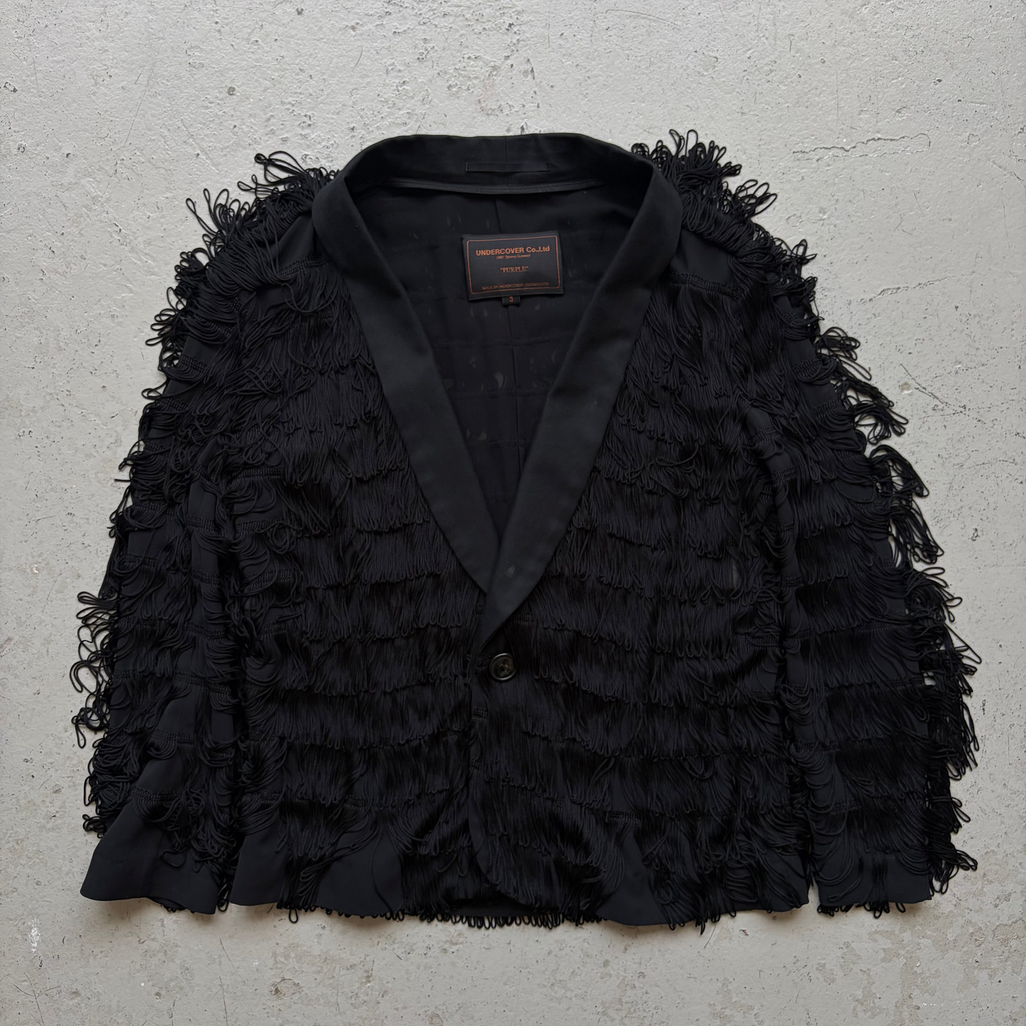 Undercover SS07 "Purple" Fringe Blazer (3)