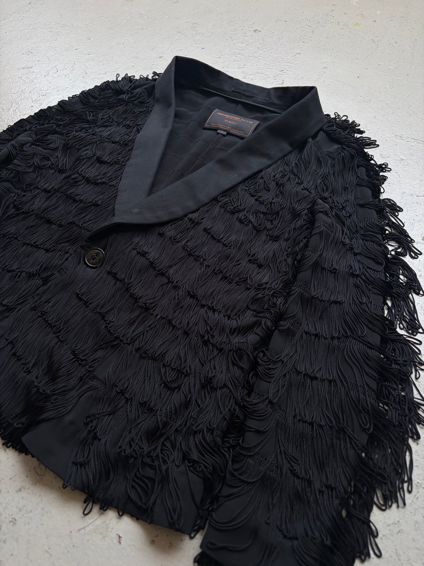 Undercover SS07 "Purple" Fringe Blazer (3)