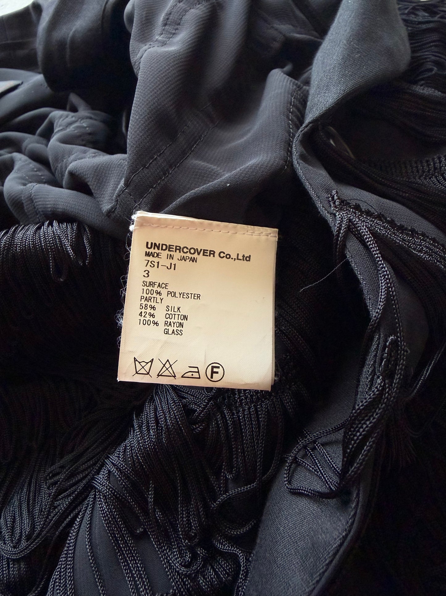 Undercover SS07 "Purple" Fringe Blazer (3)