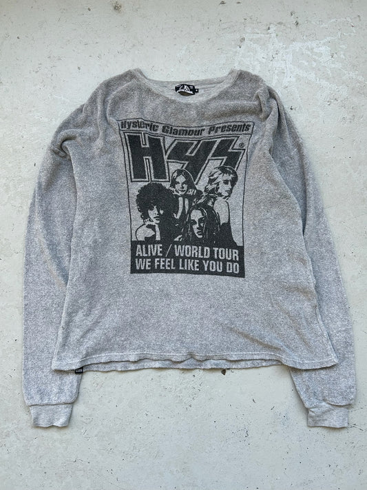 Hysteric Glamour Grey World Tour Sweatshirt (M)
