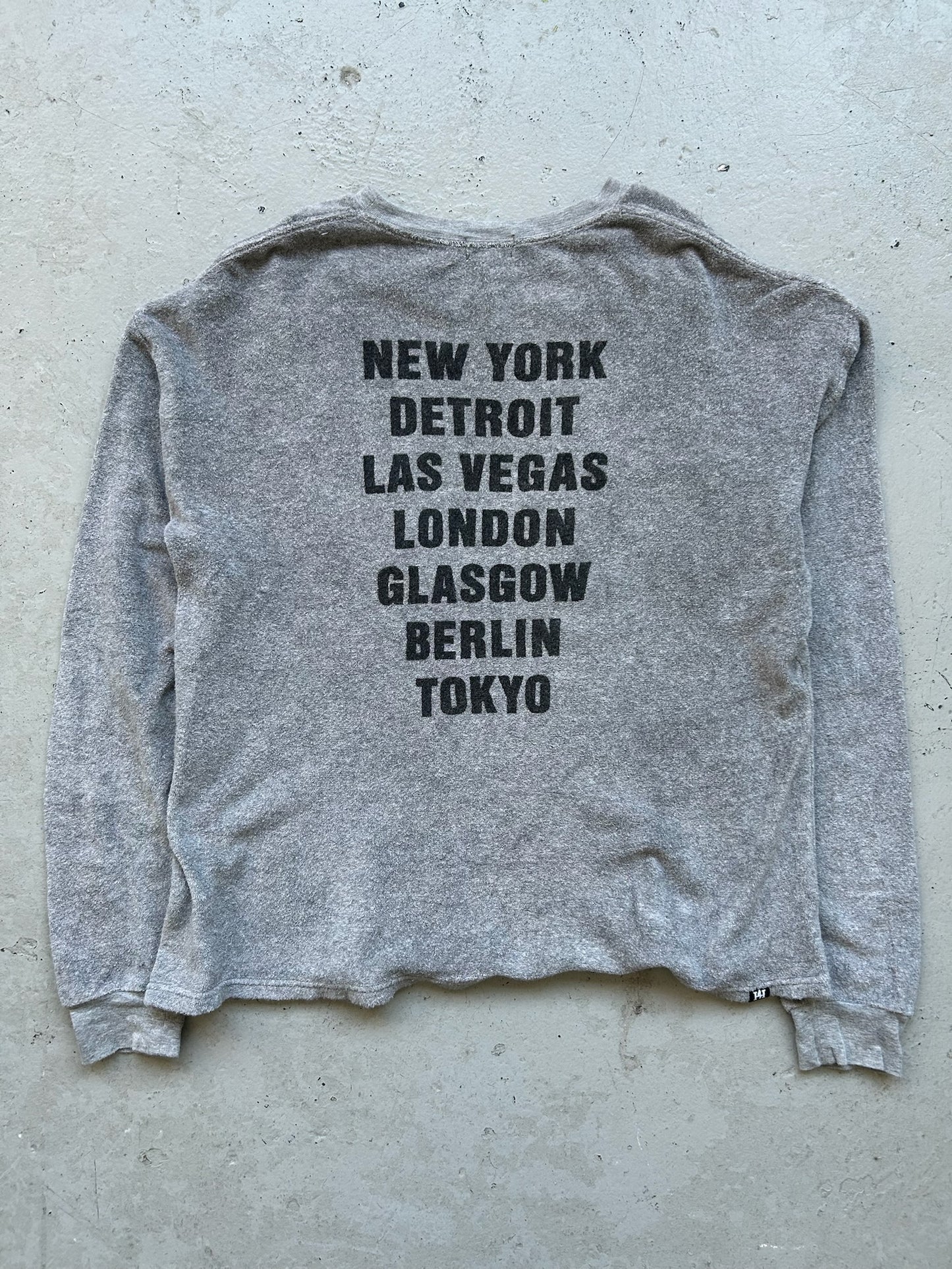 Hysteric Glamour Grey World Tour Sweatshirt (M)