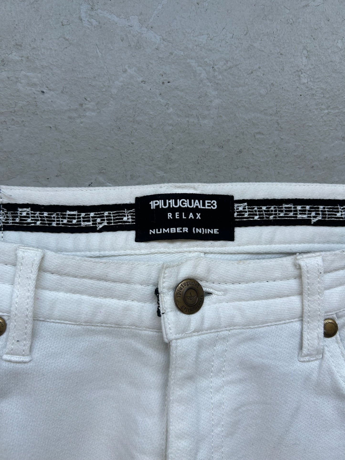 Number (N)ine 1PIU1UGUALE3 Distressed Pants (L)