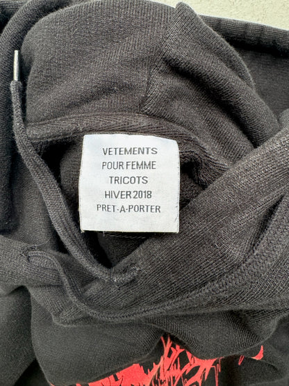 Vetements FW18 Metal Tour Hoodie (XS)