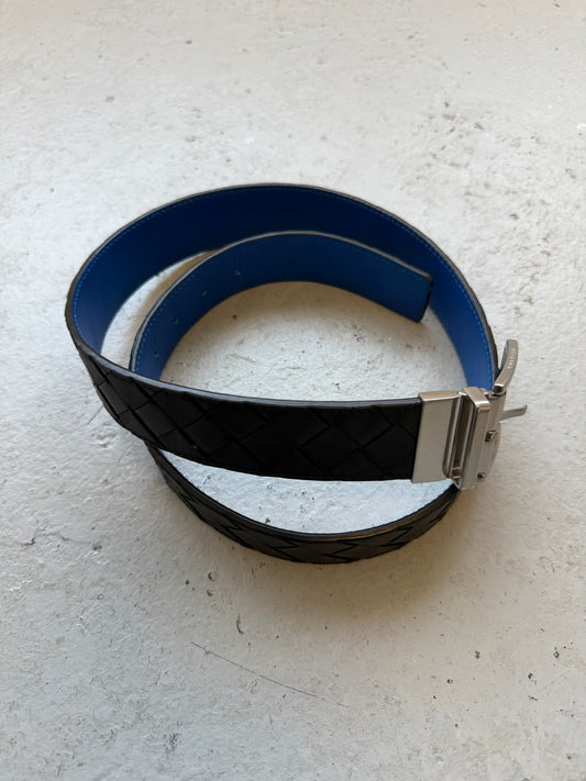 Bottega Veneta Intrecciato Leather Belt (OS)