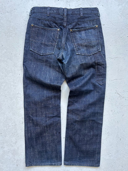 Number Nine Brown Stitch Denim Pants (2)