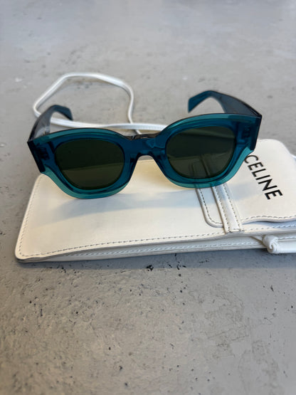 Celine Zoe Blue Sunglasses (OS)
