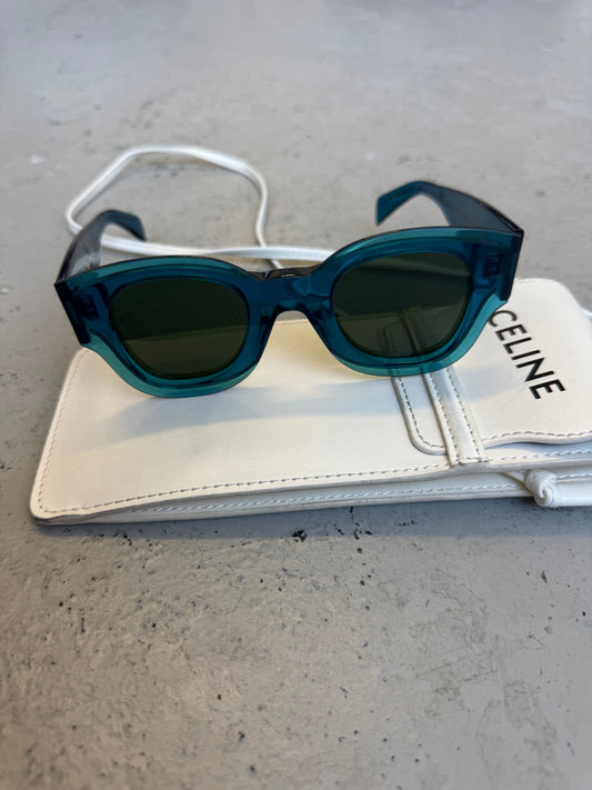 Celine Zoe Blue Sunglasses (OS)