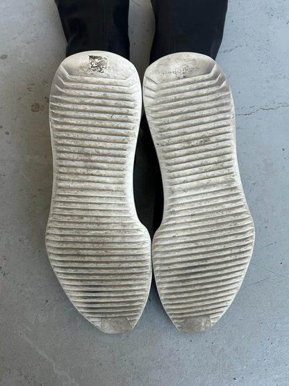 Rick Owens Oblique Runner Stretch Sock Boots (44)