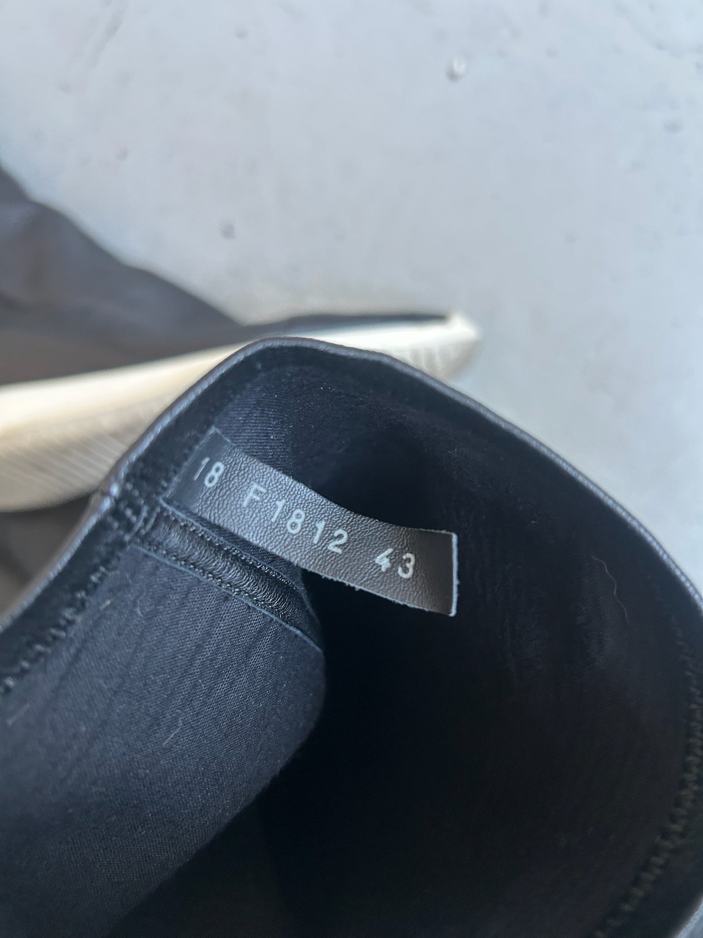 Rick Owens Oblique Runner Stretch Sock Boots (44)