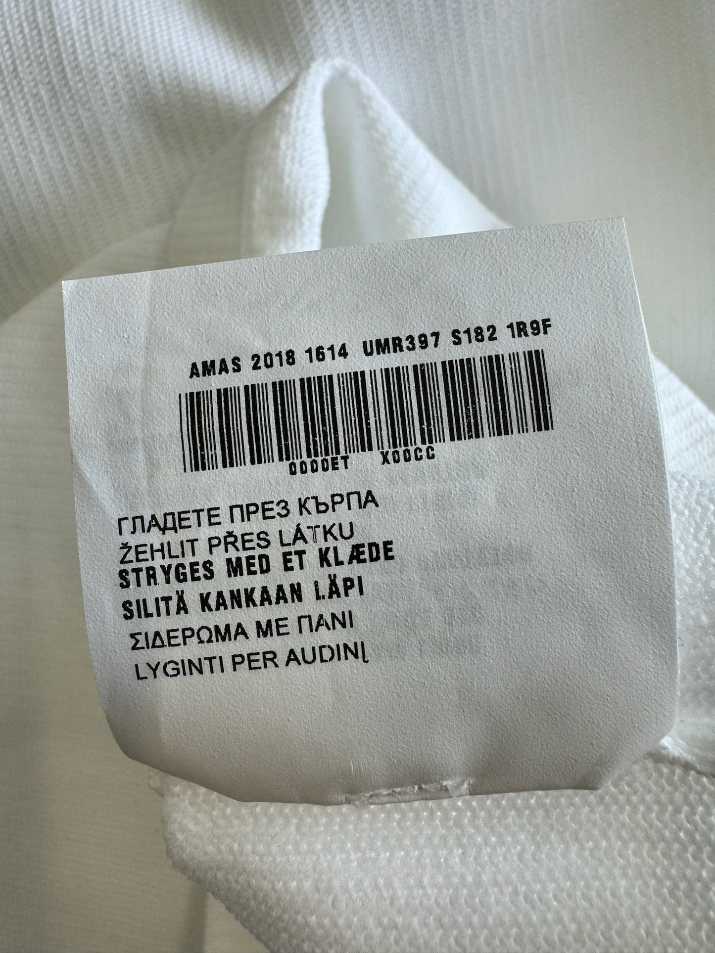 Prada Sport White Quarter Zip Tech Knit (46)
