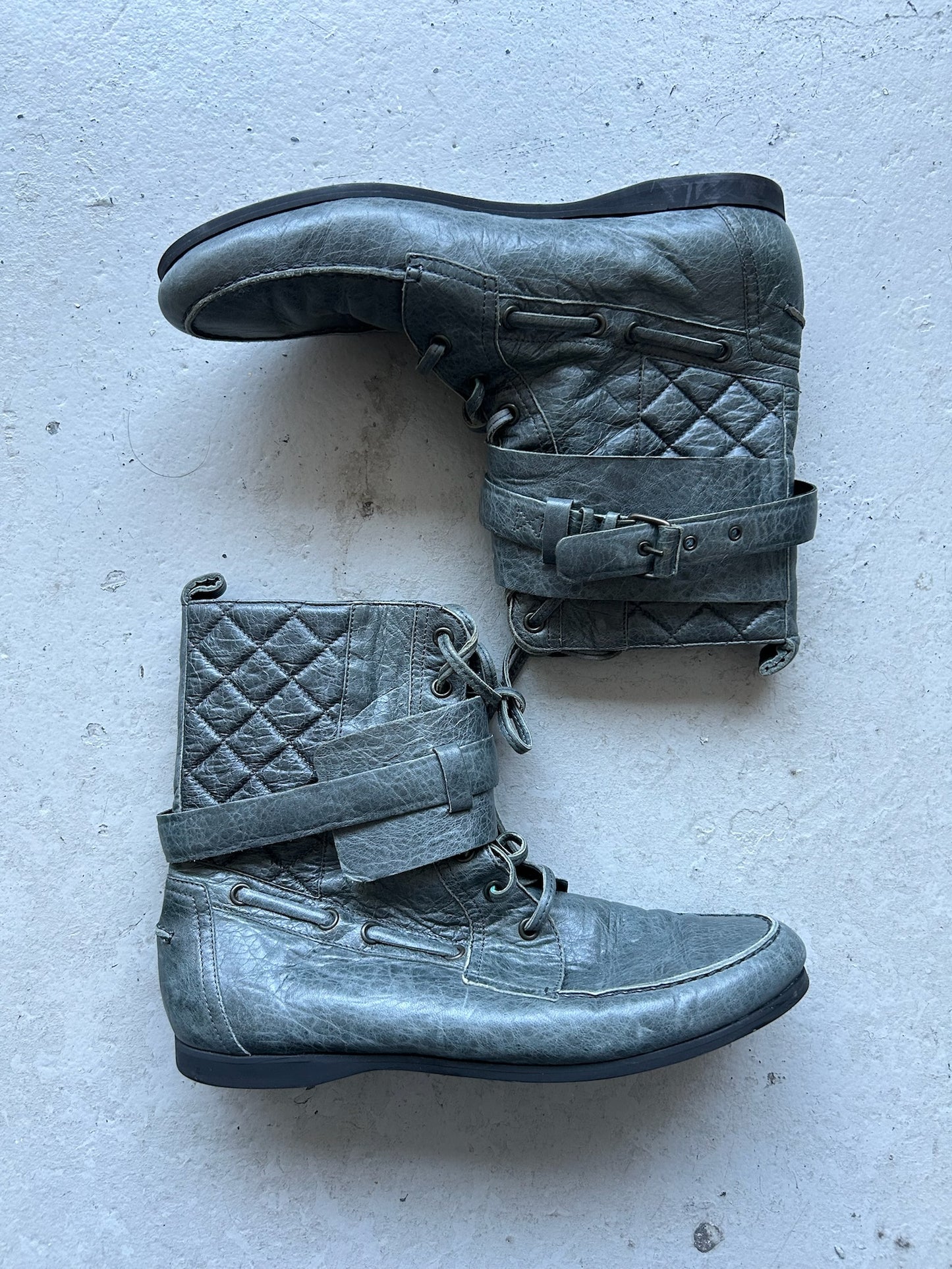 Balenciaga Paris Snakeskin Boots (41)