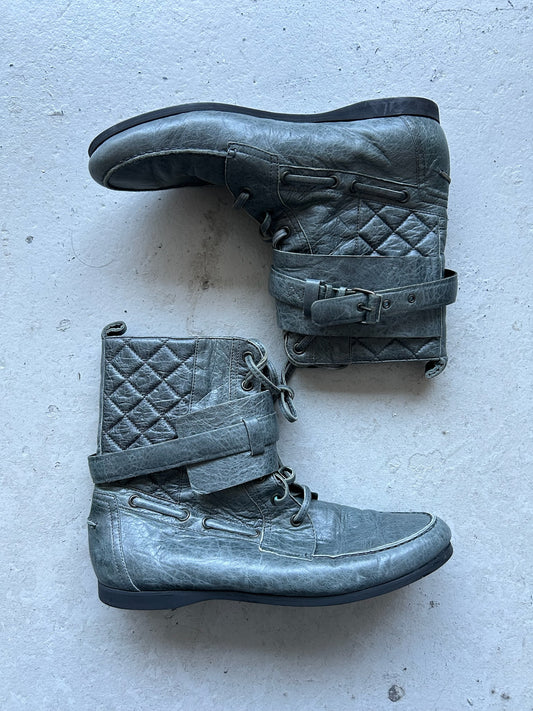 Balenciaga Paris Snakeskin Boots (41)