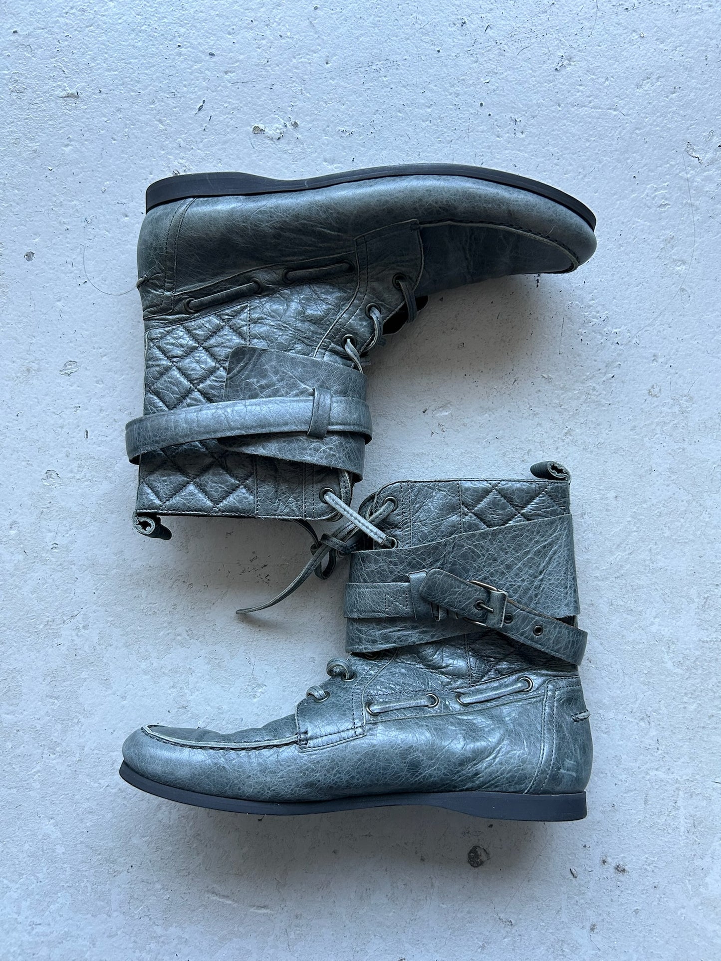 Balenciaga Paris Snakeskin Boots (41)