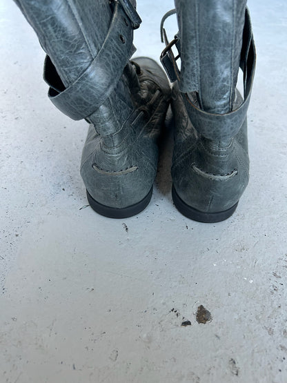 Balenciaga Paris Snakeskin Boots (41)