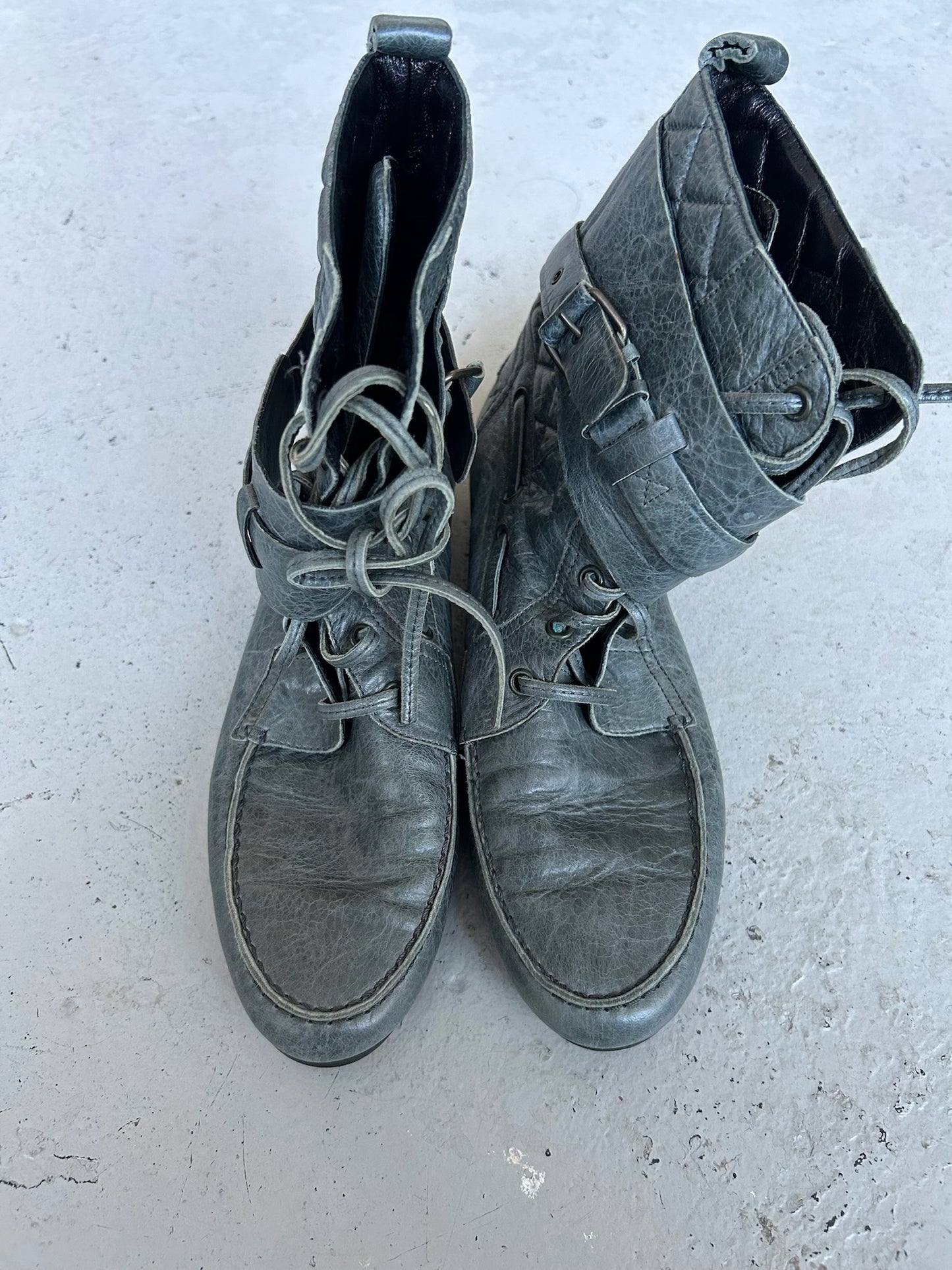 Balenciaga Paris Snakeskin Boots (41)