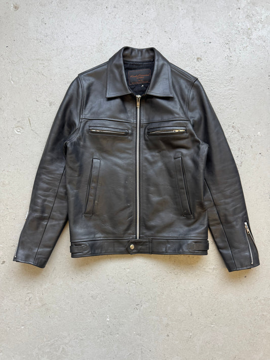 Undercover AW02 Witches Cell Division Period Black Leather Jacket (L)