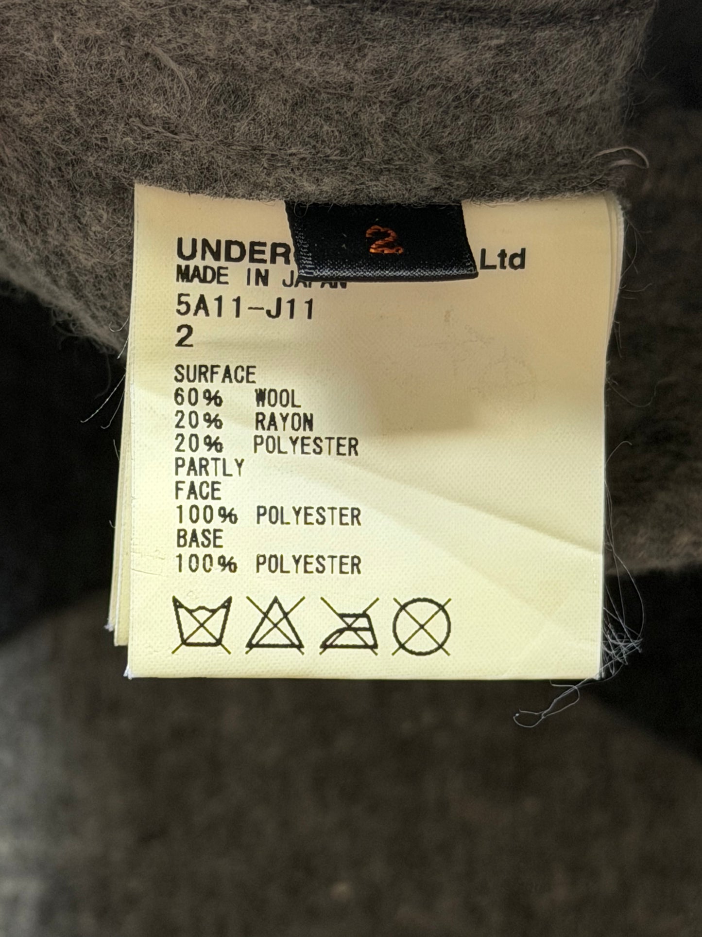 Undercover AW05 Arts & Crafts Felted Wool Napoleon Jacket With Skull (2)