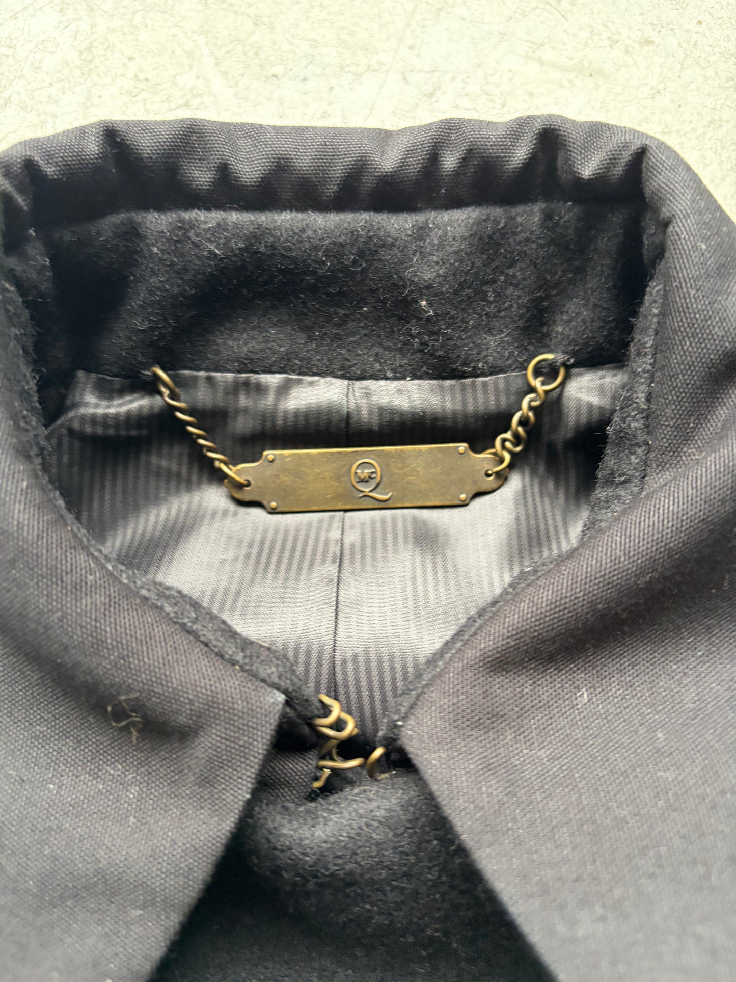 Alexander Mcqueen Double Breasted Wool Jacket (44)