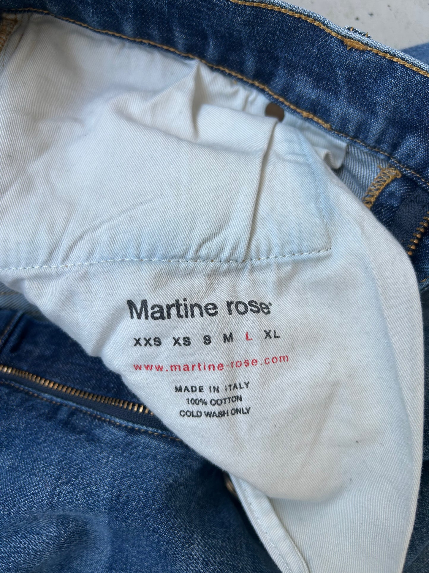 Martine Rose Blue Denim (L)