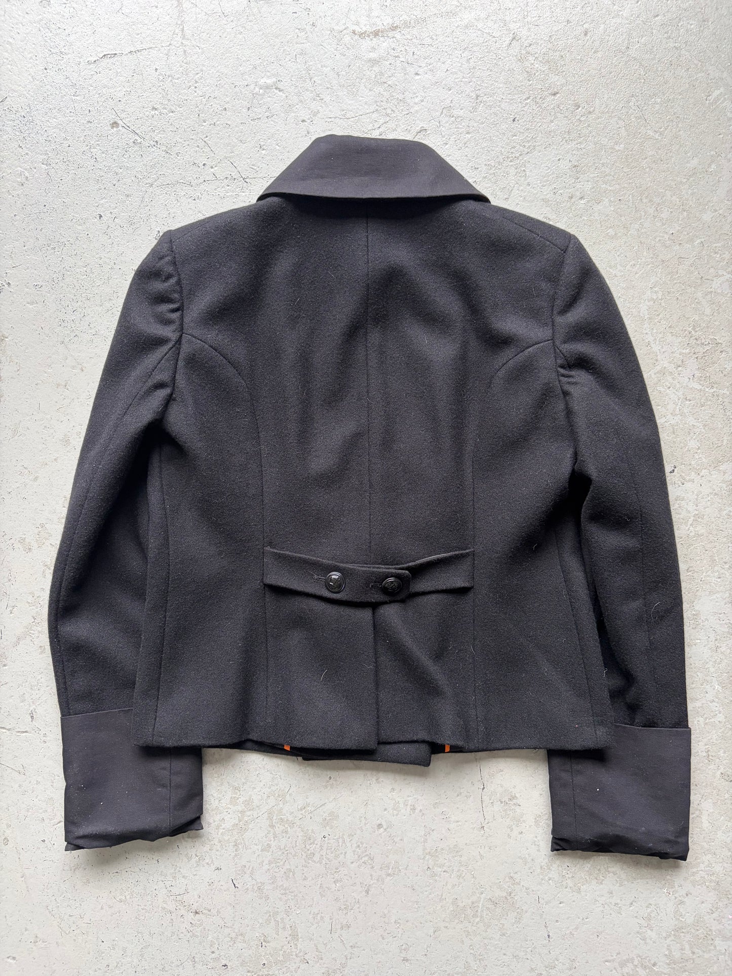 Alexander Mcqueen Double Breasted Wool Jacket (44)