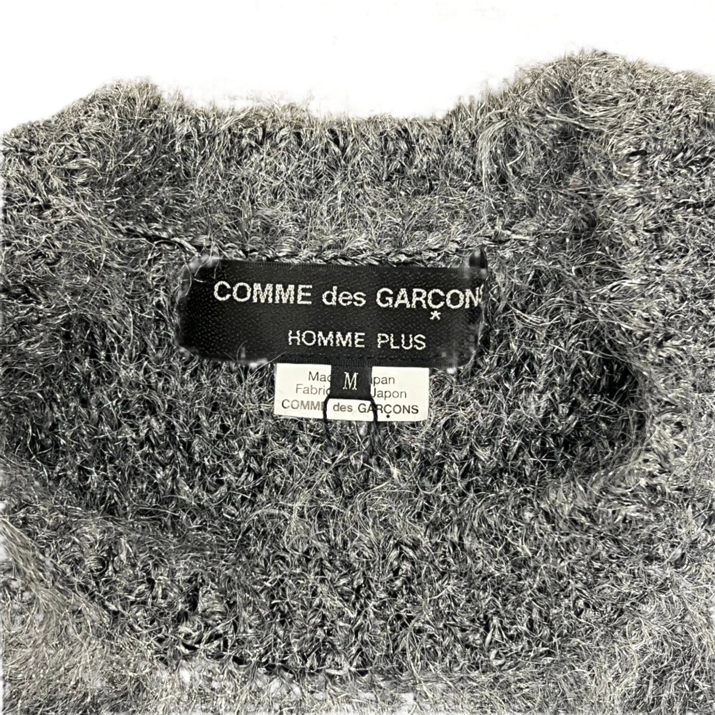 Comme Des Garçons Homme Plus AD2020 Hairy Silver Vest (M)