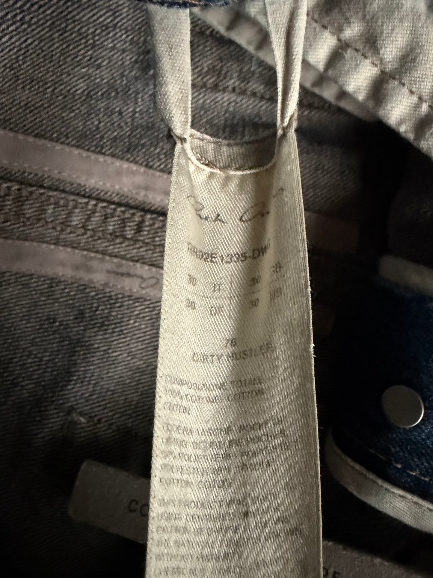 Rick Owens FW25 CONCORDIANS Dirty Hustler Bolan Denim (30)