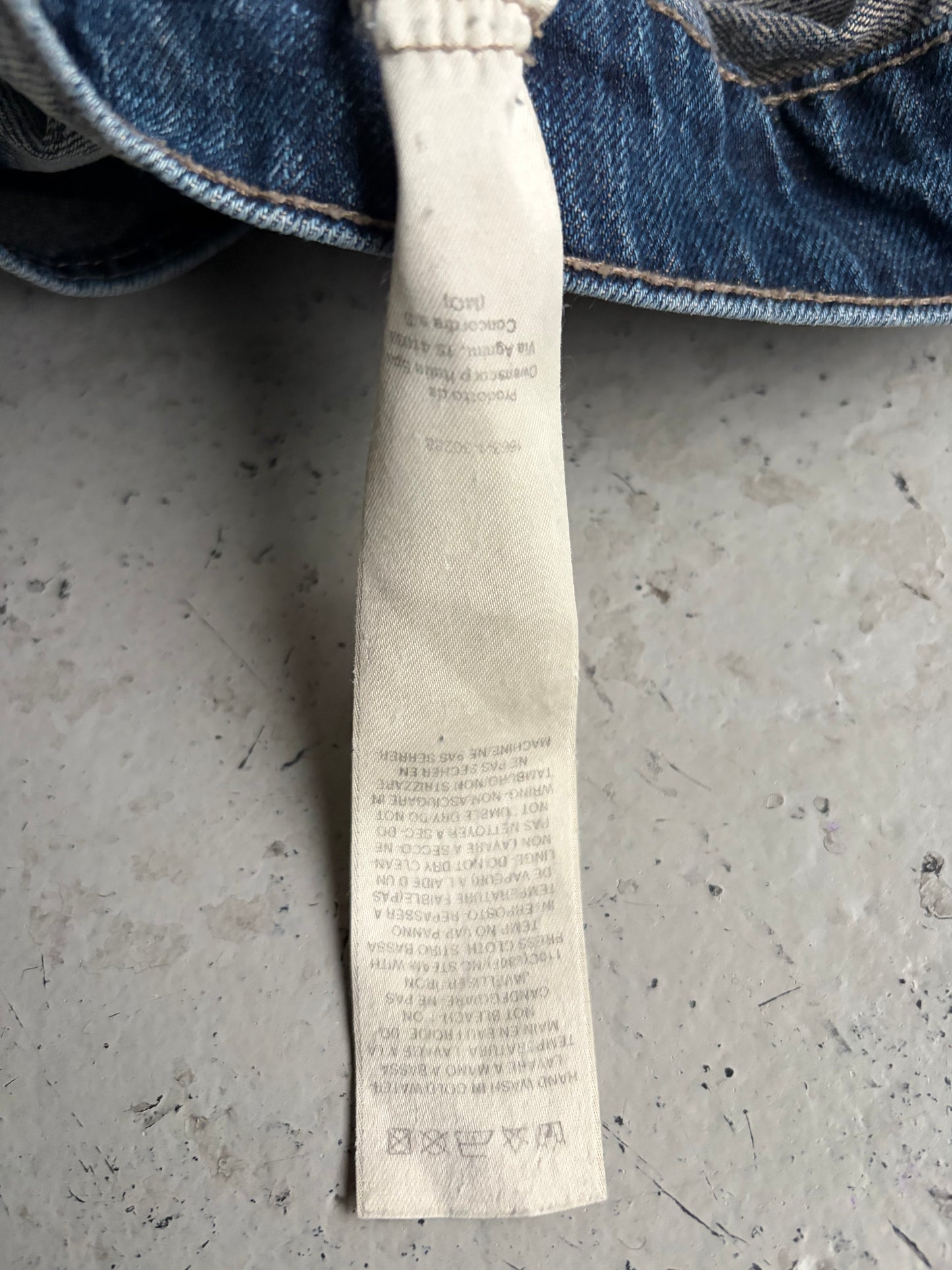Rick Owens FW25 CONCORDIANS Dirty Hustler Bolan Denim (30)