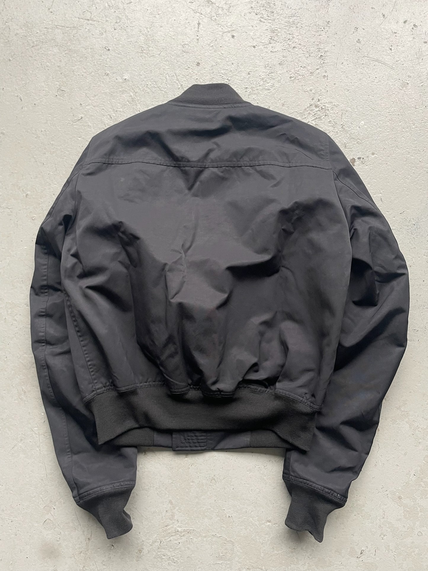 Rick Owens FW21 Black Bauhaus Bomber Jacket (48)